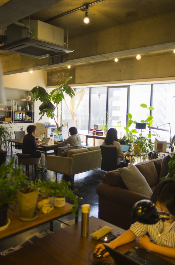 東京都中央区にあるコワーキングスペース flat5(フラット ファイブ)