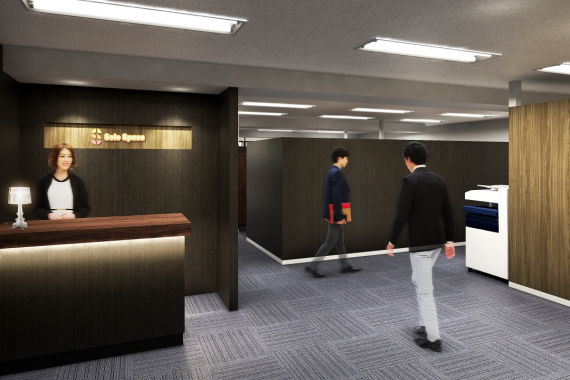 東京都中央区にあるコワーキングスペース SoloSpace日本橋箱崎店