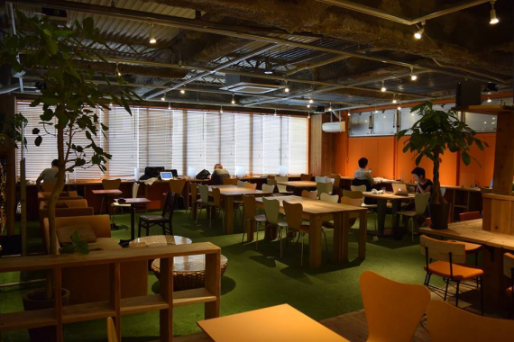 広島県広島市中区にあるコワーキングスペース Coworking Space Shake Hands